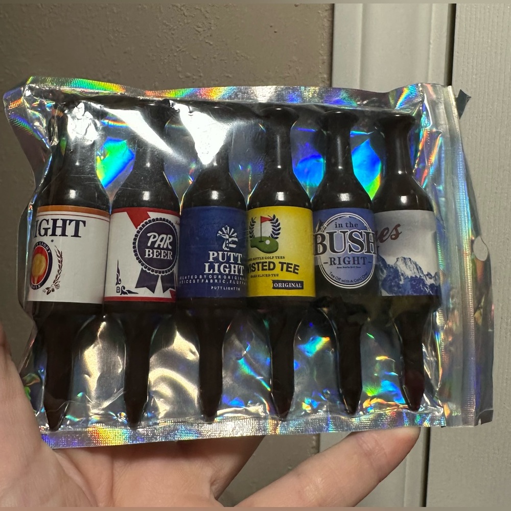 Assorted Beer-Themed Golf Tees